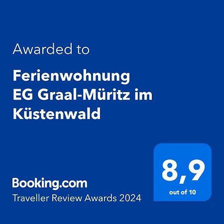 Ferienwohnung Eg Graal-Mueritz Im Kuestenwald المظهر الخارجي الصورة